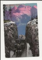 AK ca. 1920 Brünigbahn Passhöhe mit Abendrot