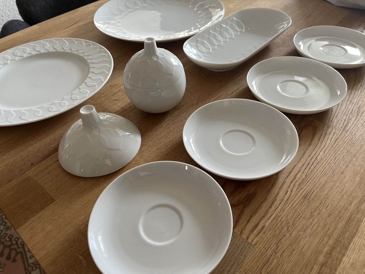 Rosenthal Geschirrsets: Rosenthal Lotus Weiss Geschirrset – Gebraucht aus St. Gallen von Lenibini 1
