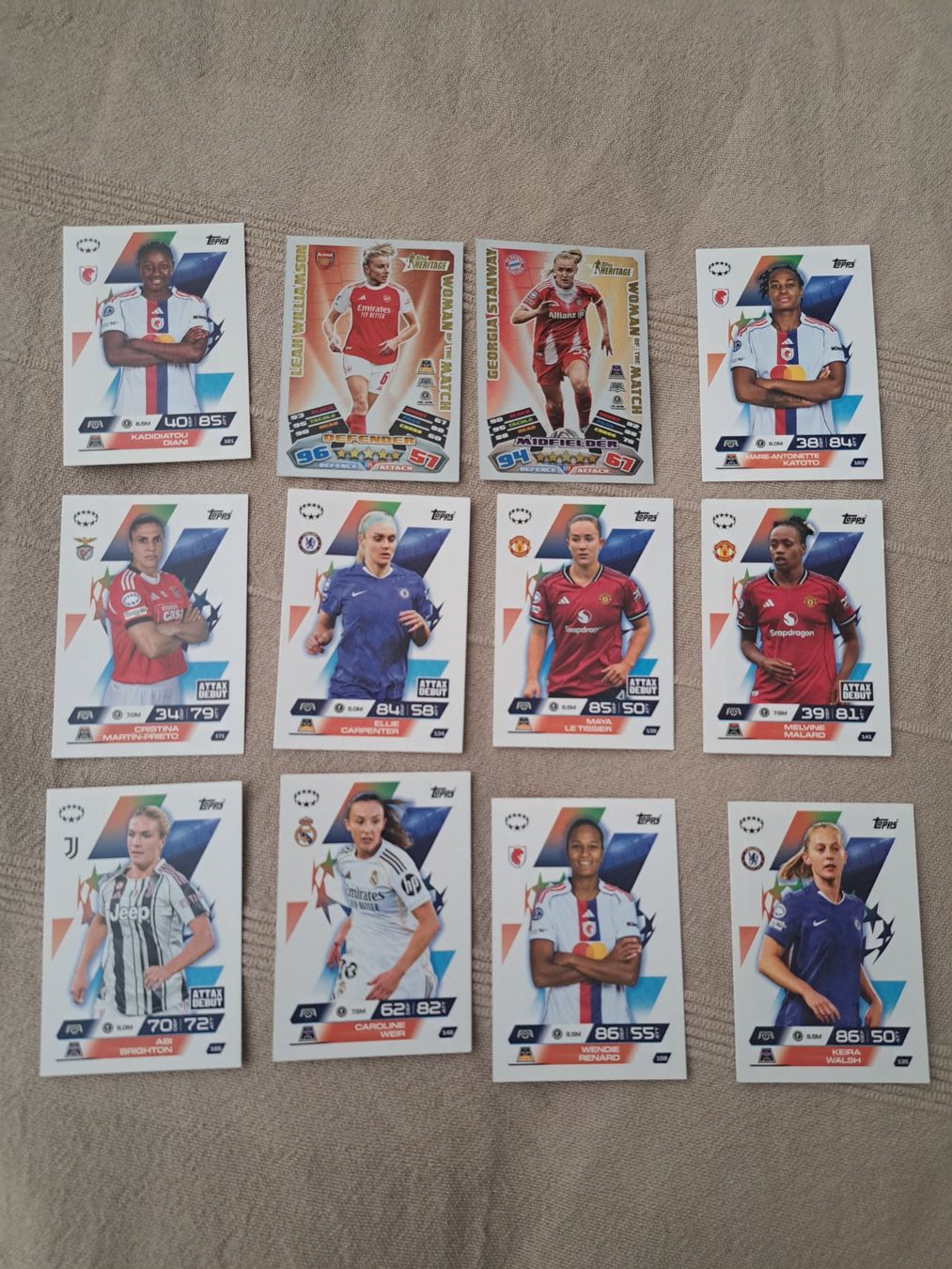 Karten: Match Attax 12 Karten – Gebraucht aus Unterkulm von famerismann