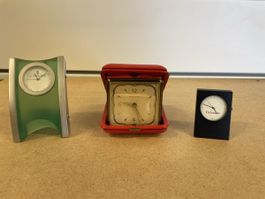 Lot de 3 anciens réveils 