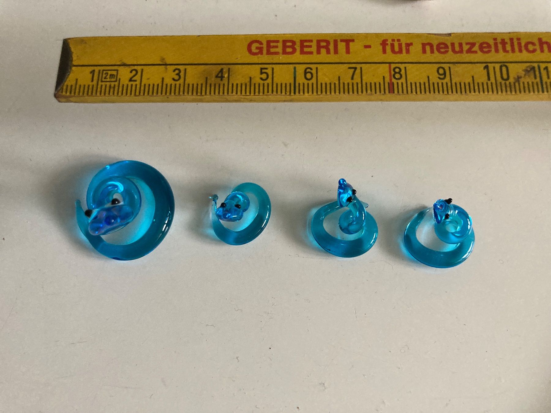 Statuette: 14 bunte, farbige Glas-Tiere – Usato da Zürich venduto da Chaeffeler 9