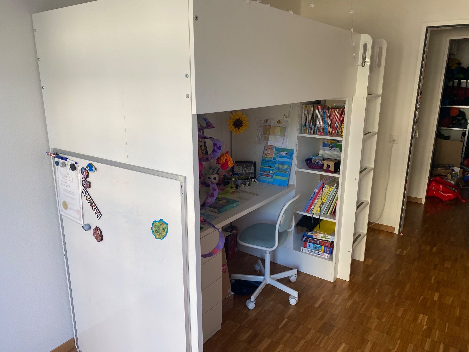 Ikea Letti: Hochbett mit Büro – Usato da Baden venduto da matlachia 1