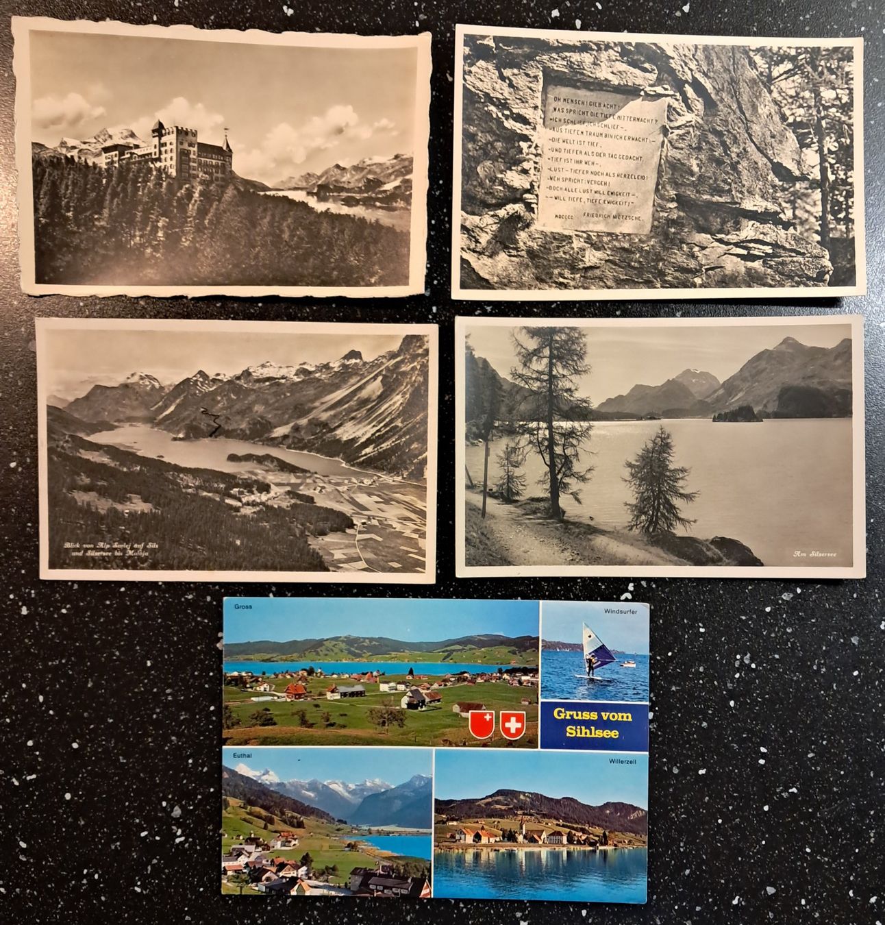 Cartes postales: 5 AK SILS – D'occasion à Ponto Valentino par giorgia06
