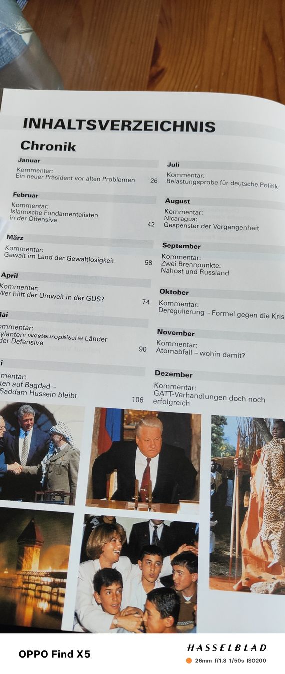Libri: Welt Rundschau 1993 – Usato da Volken venduto da katz5 2