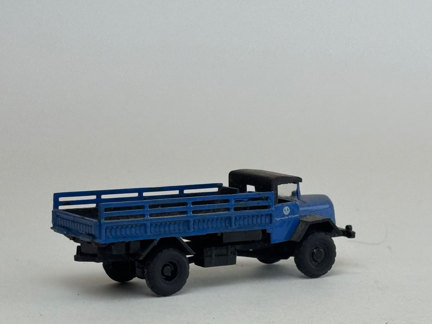Roskopf Modellini d'auto: GB5- Roskopf THW Pritschen LKW – Usato da Elm venduto da Wikmtz 1