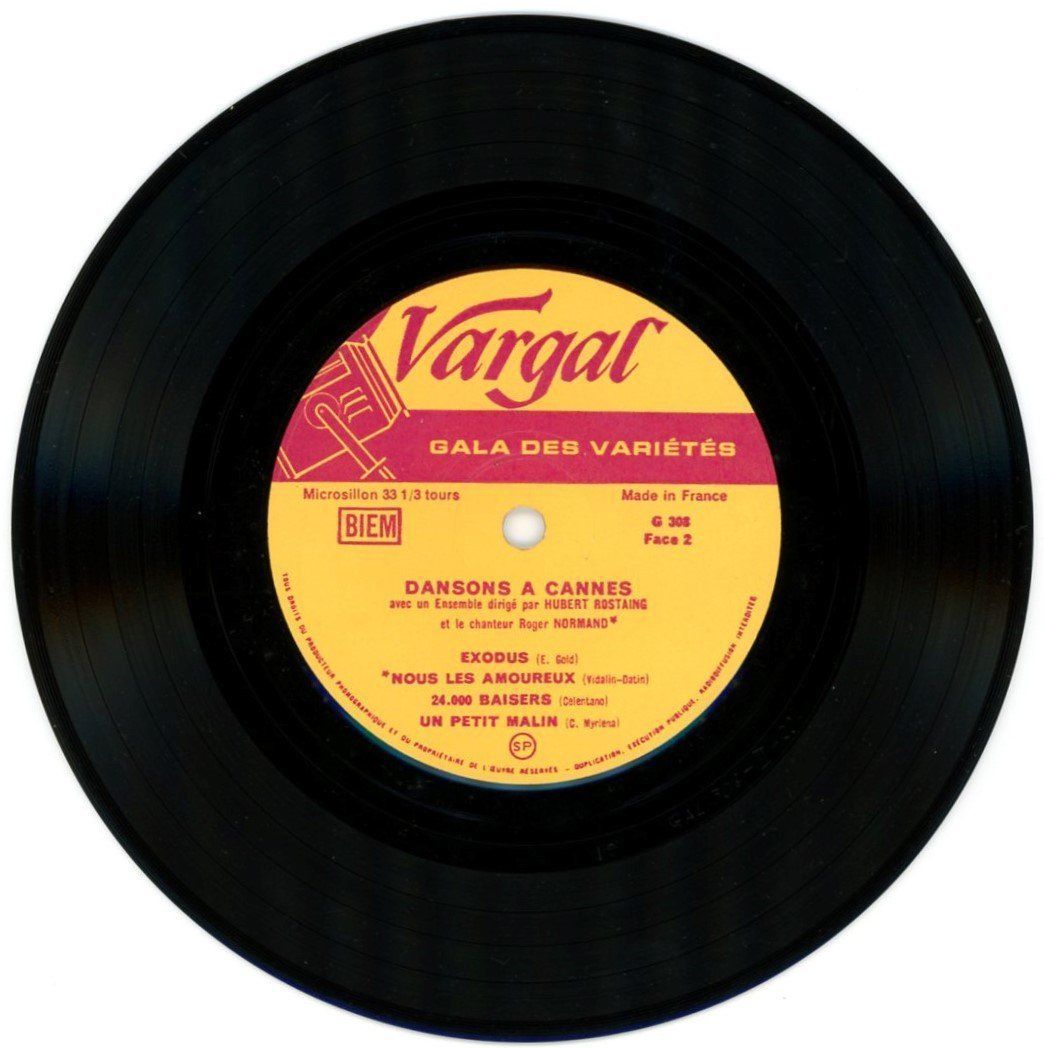 Dischi in vinile: Mini 33t 17cm - DANSONS A CANNES  Direction Hubert Rostaing – Usato da Morges venduto da evnocha3 3