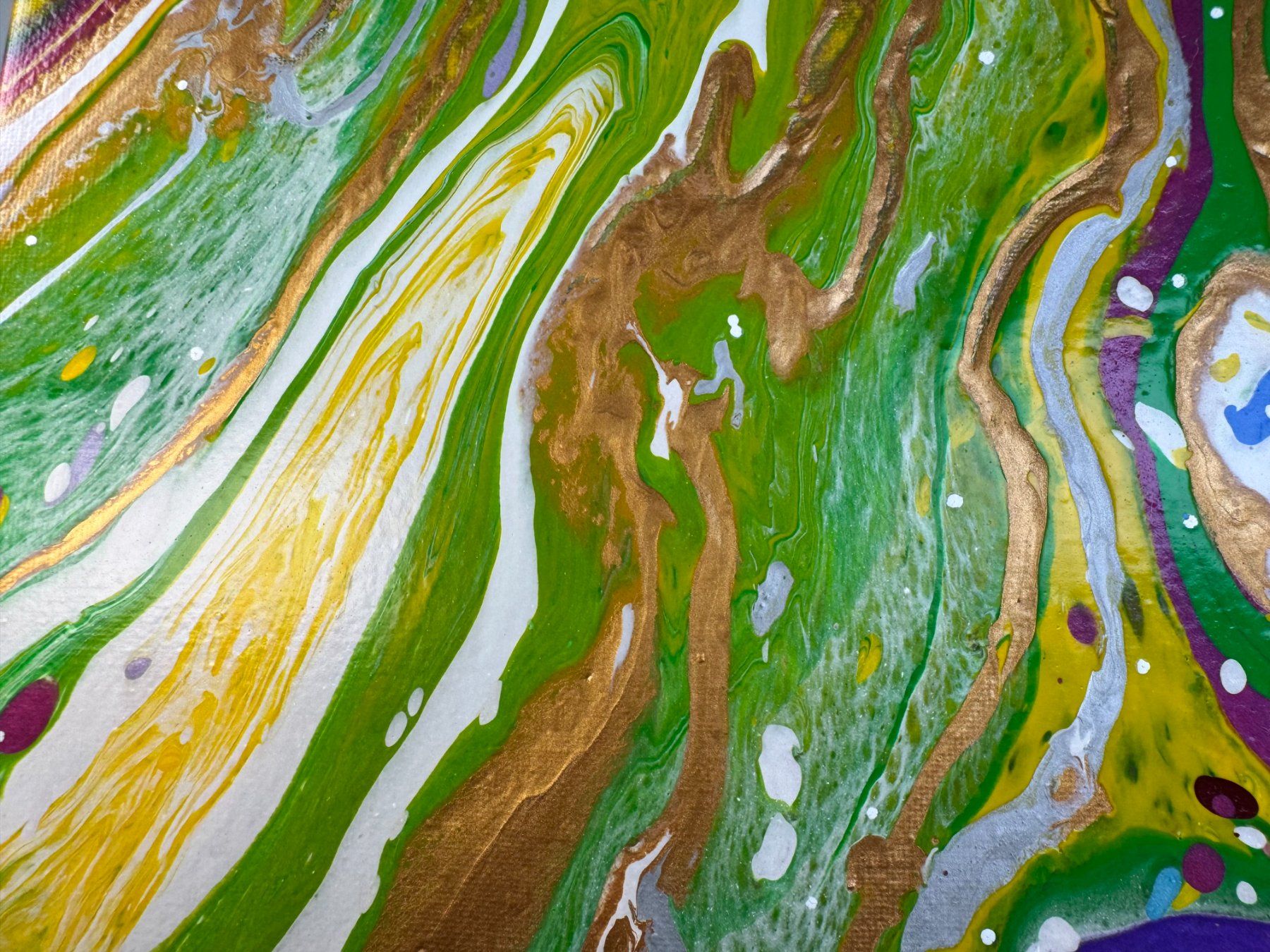 Dipinti: Acryl-Flüssigmalerei, quadratisch – Usato da Schlieren venduto da MayaSheng1983 1