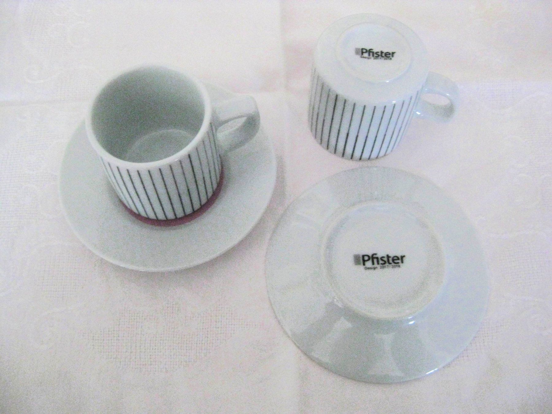Pfister Tazze: 2 Espressotassen Mokkatassen Pfister – Nuovo (secondo la descrizione) da Kriens venduto da Kraeutergarten 1