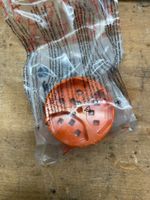 Feller Steckdosen Abdeckset Standard 3xT23 Orange Neu