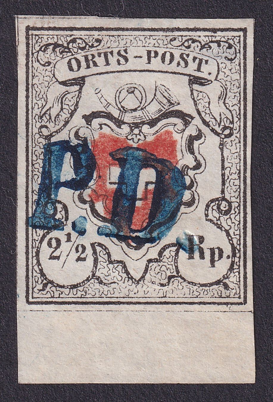 Alle Briefmarken: 13I ORTS-POST T.39 mit KE, mit breitem Bogenrand! P.D. BERN – Gebraucht aus Ebikon von SilvioFreund