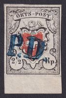 13I ORTS-POST T.39 mit KE, mit breitem Bogenrand! P.D. BERN