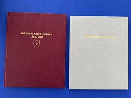 100 Jahre Zunft Riesbach 1887-1987. 2 Bände und Beigaben