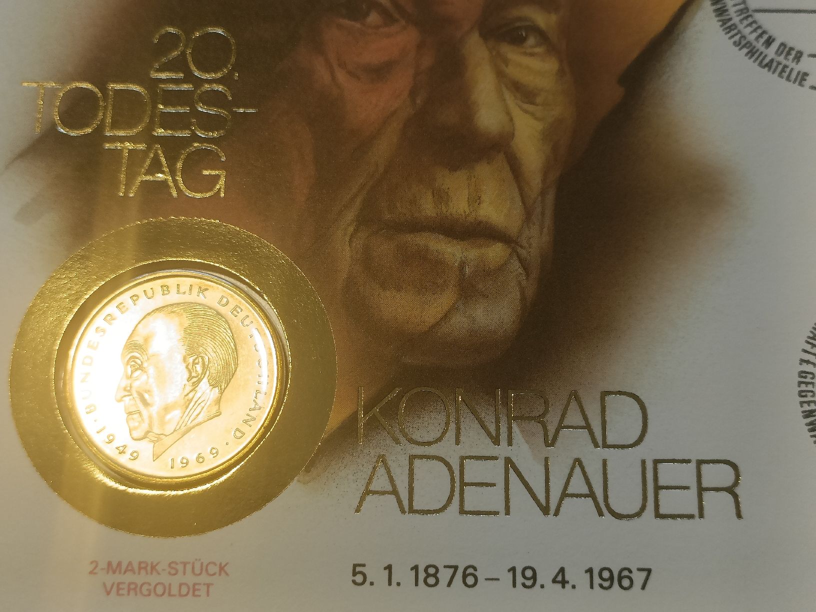Tutti le monete: Lettre numismatique KONRAD ADENAUER – Usato da Sion venduto da dav_96jh 1