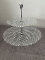 Etageplatte Glas, Servierplatte, Obstteller, Neuwertig
