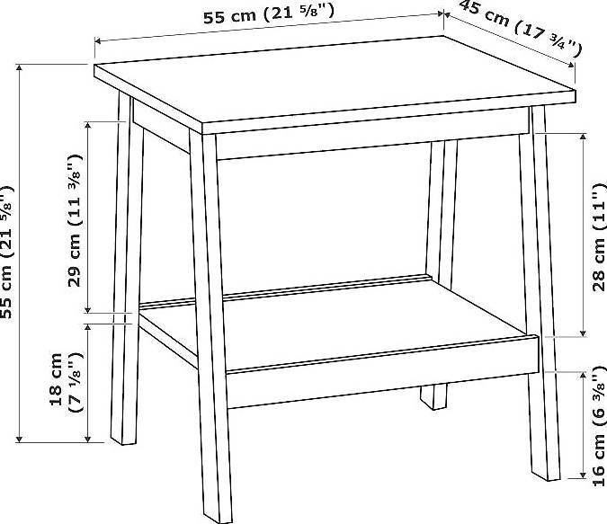 Comodini: Table de chevet  IKEA Lunnarp – Usato da Genève venduto da ben_s7jc 1