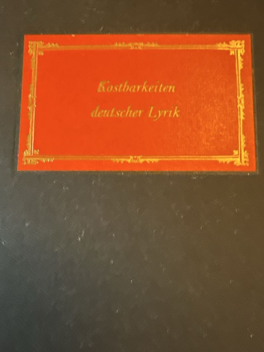 Libri: Kostbarkeiten deutscher Lorik – Usato da Schmitten FR venduto da Hohezelg