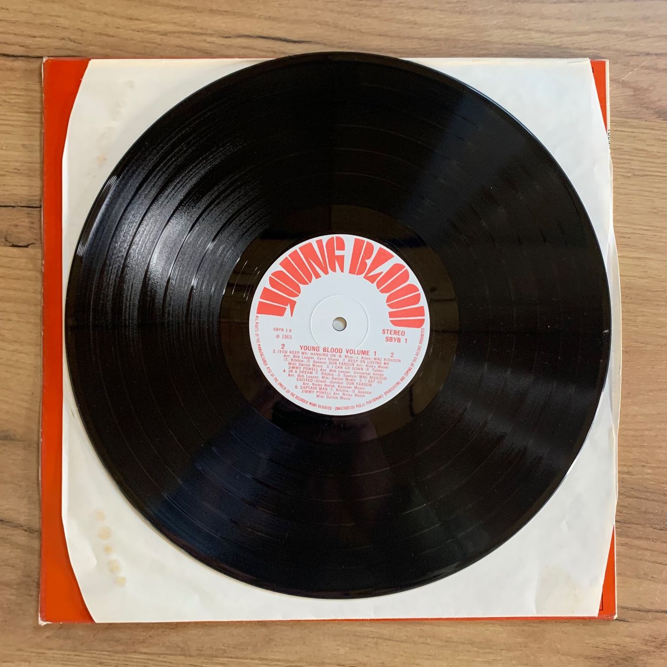Dischi in vinile: Young Blood Volume 1...COMPIL UK...EX/EX – Usato da Gals venduto da Diskopatshop 2