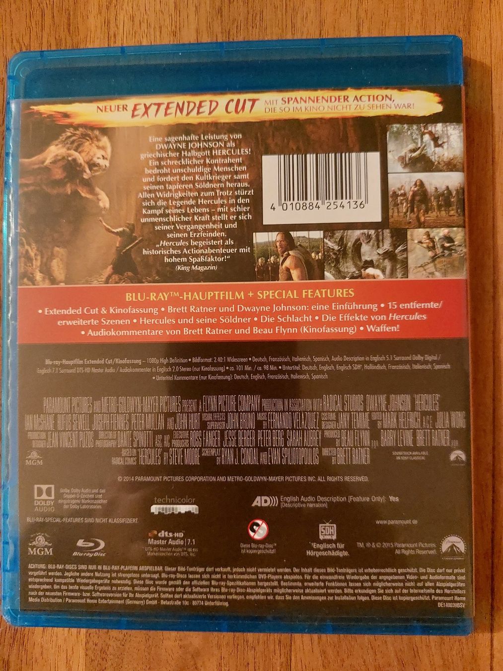 Tutti i DVDs: Blu Ray - Hercules mit Dwayne Johnson – Usato da Rheinfelden venduto da FilmAuktion 1