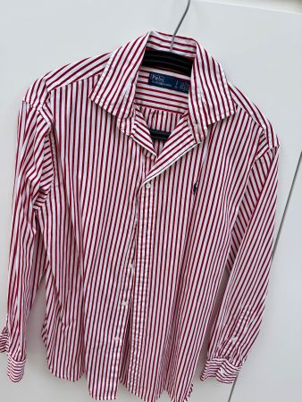 Rot/ weiss gestreiftes Hemd von Polo Ralph Lauren Gr. S