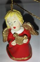 Weihnachtsaufhänger Engel aus Keramik