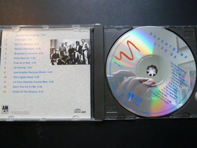 CD: Supertramp - Live '88  (vergriffen) – Usato da Au ZH venduto da sikoku 1