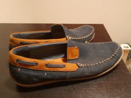 Leder-Mokassins Herren Roberto Santi, Grösse 44