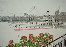 GENÈVE Dampfschiff Bateau à Vapeur