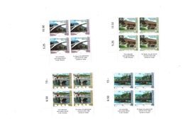 Pro Pat 2003 (Ponts) 4 blocs de 4 neuf, idem FDC + envel FDC