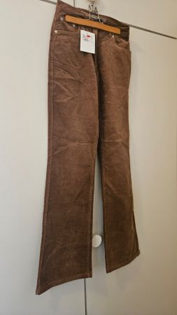 Pantaloni di velluto marrone nuovi tg.34 StreetOne