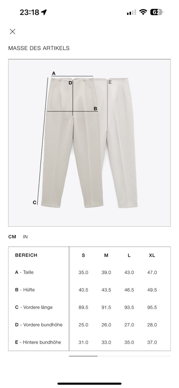 Zara Pantaloni: Hose Zara  Neu  (L) – Nuovo e nell'imballaggio originale da Vezia venduto da sidu03 7
