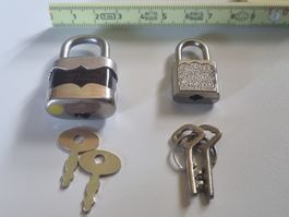 2 cadenas vintage avec 2 clés par cadenas, made in Germany