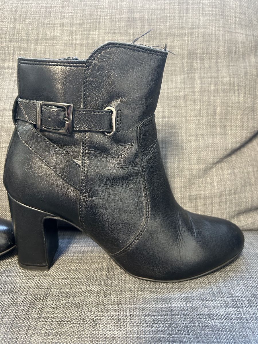 Globus Damenschuhe: Stiefeletten Globus 37 Leder schwarz – Gebraucht aus Rütihof von ALAFC 1