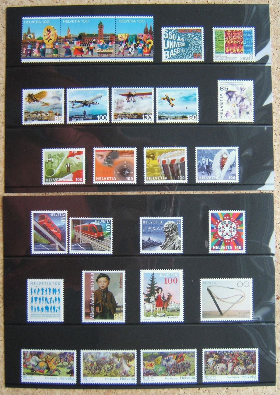 Tutti i francobolli: SCHWEIZ JAHRESSERIE 2010 - POSTFRISCH – Nuovo (secondo la descrizione) da Brunnen venduto da Nonne04 1