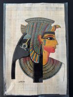 Handgefertigtes Papyrus Bild aus Ägypten – Kleopatra