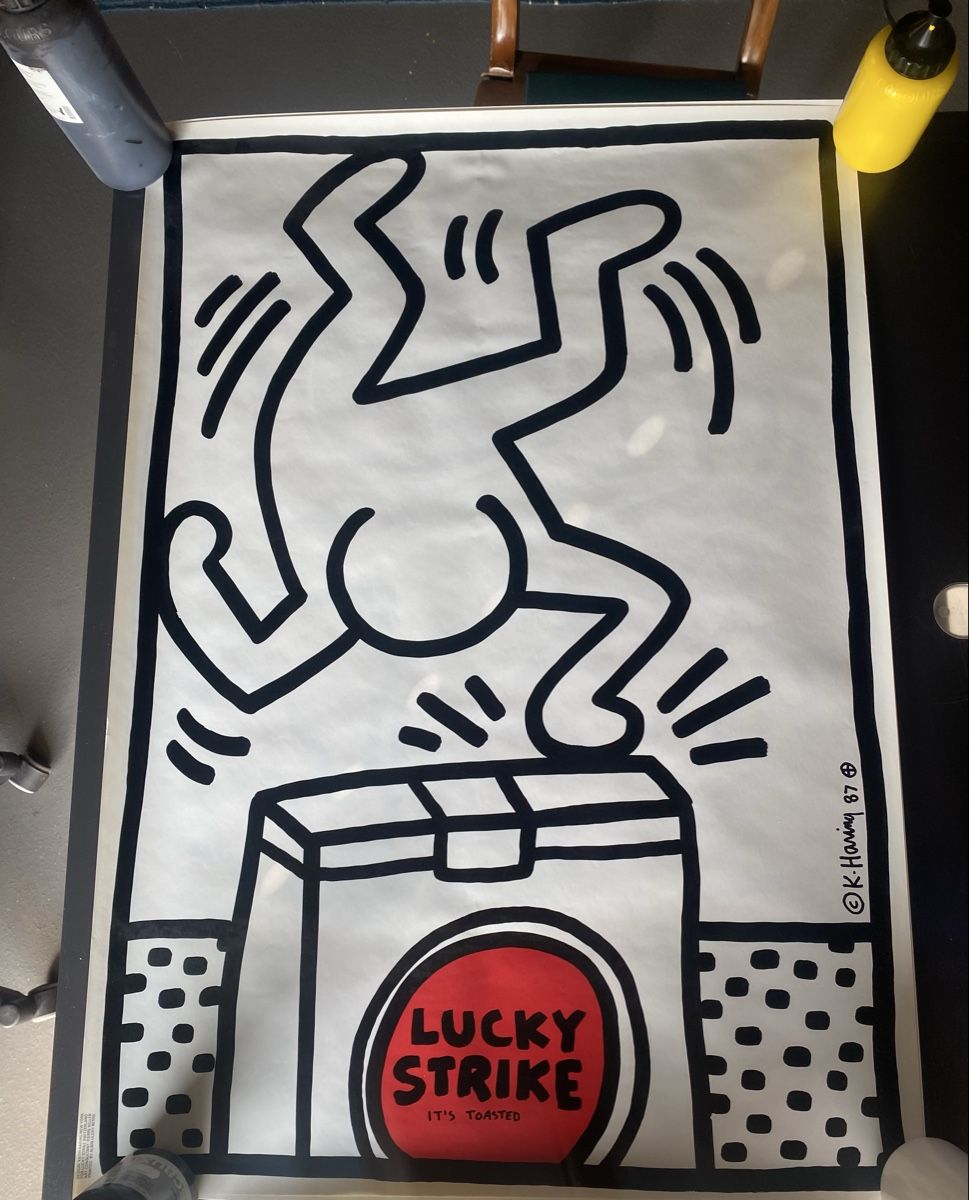 Posters & Illustrations: Affiche Keith Haring 1987 originale – D'occasion à Lausanne par Csamadhi 1