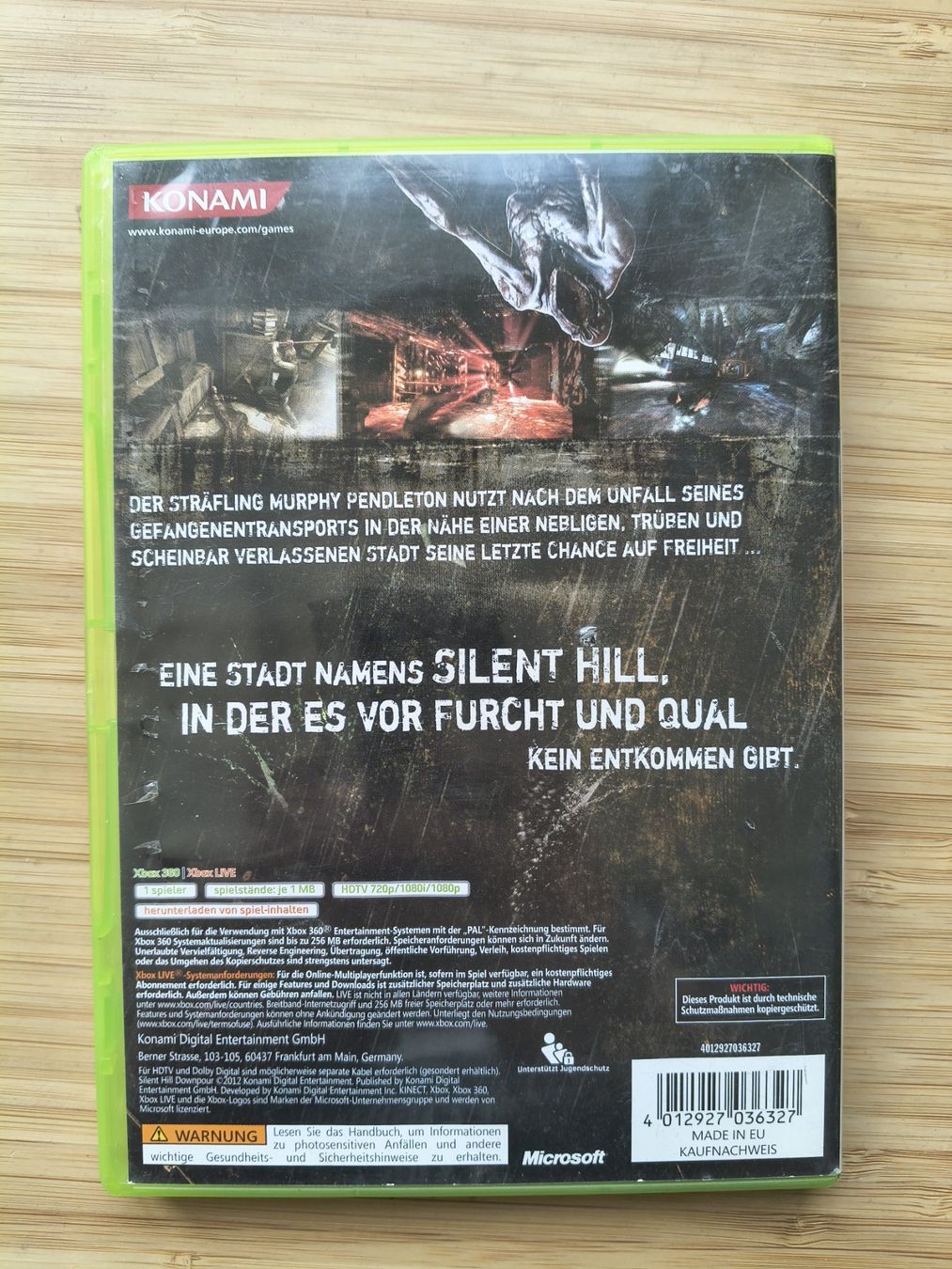 Spiele: Silent Hill -  Downpour (XBox 360) – Gebraucht aus Riedholz von ste_96cd 1