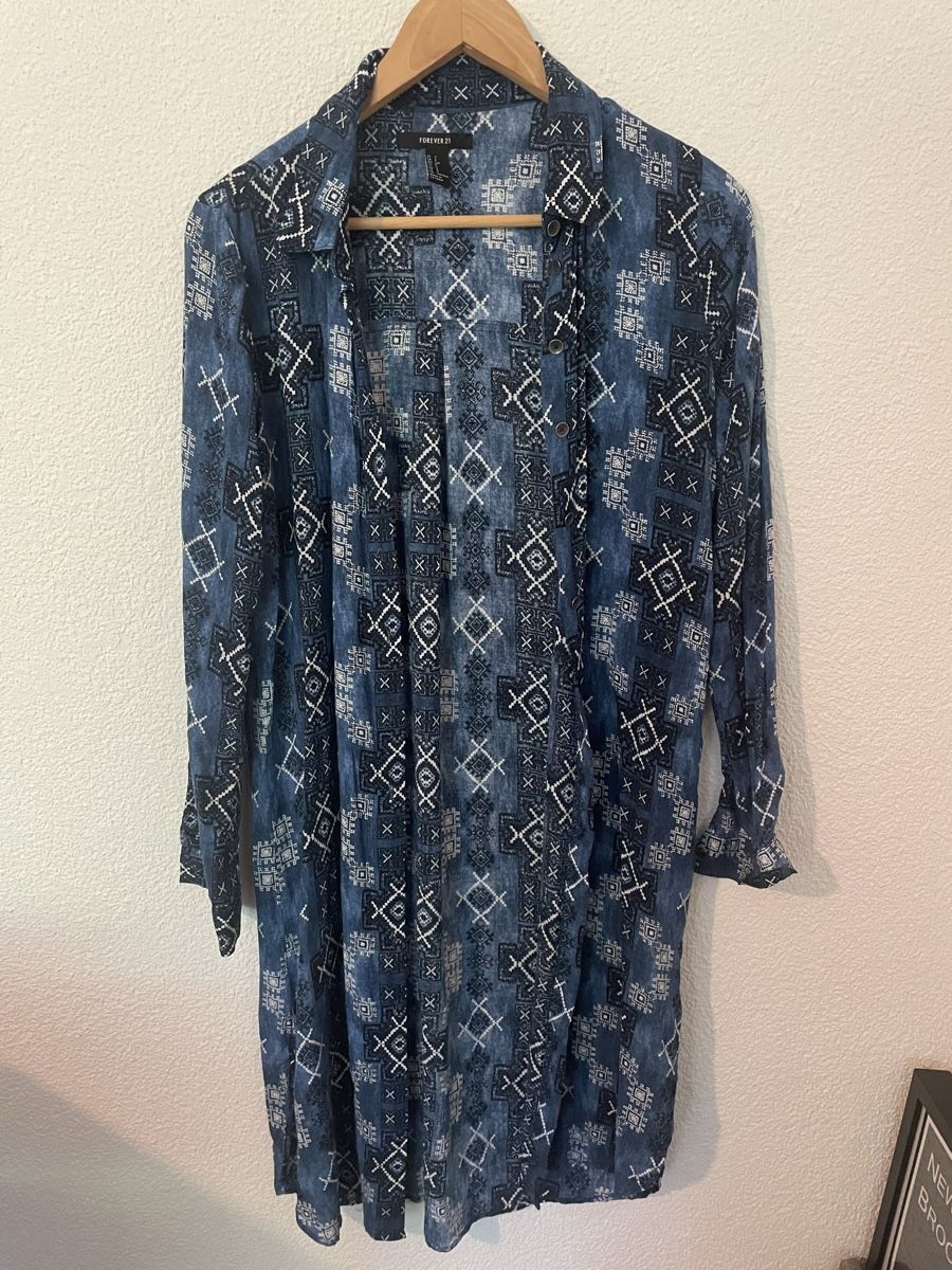 Kleider: Forever 21 Blusenkleid Ibiza Boho Style Gr. S – Gebraucht aus Baden von cheyenne_5400