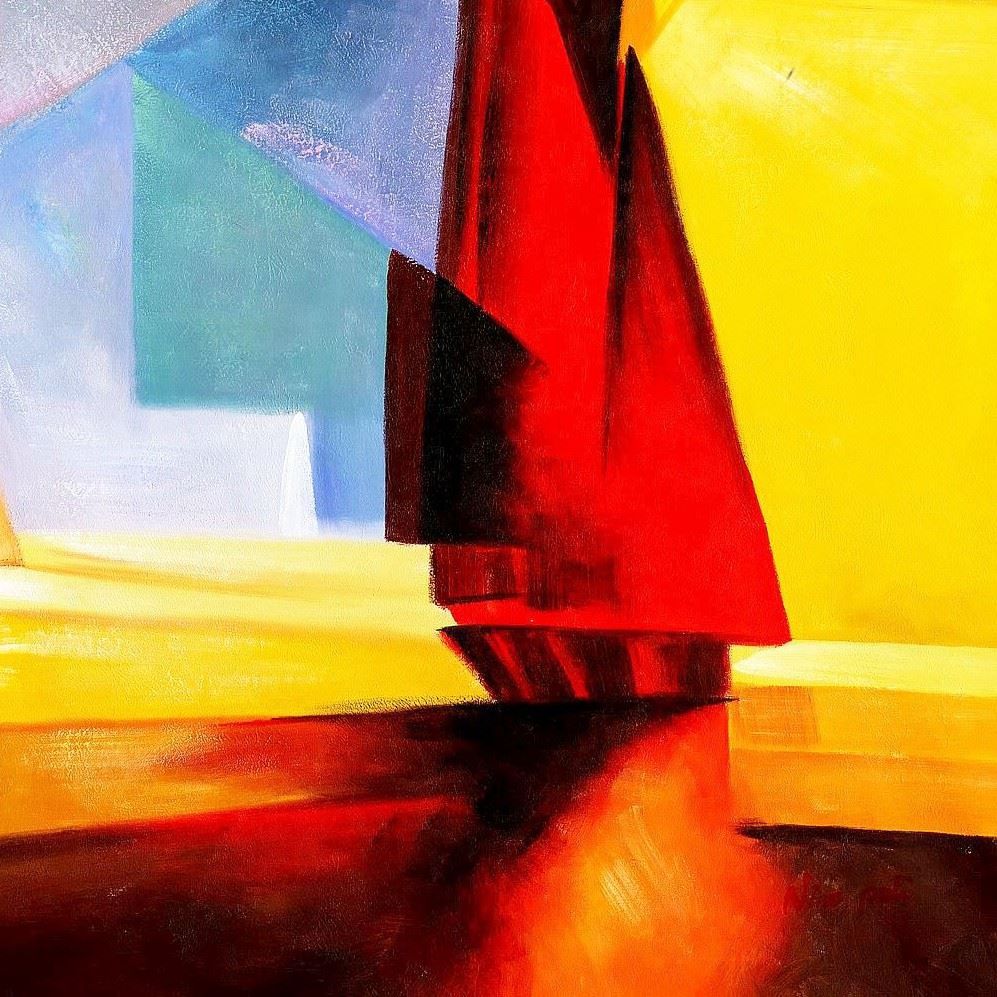 Riproduzioni & Creazioni: Abstrakt - Tag am Meer – Nuovo (secondo la descrizione) da Larnaca venduto da KunstDepot24 4