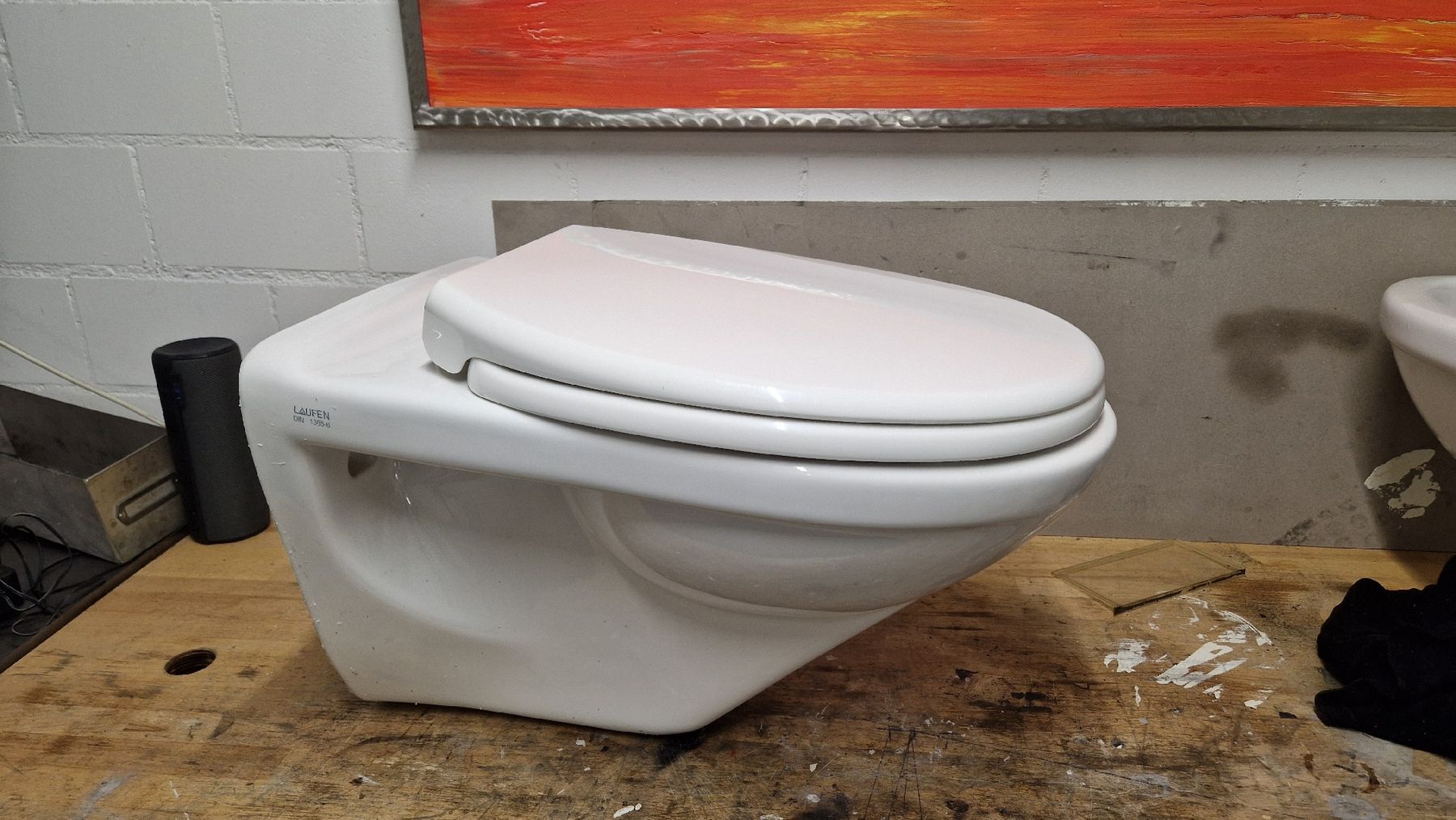 Laufen WC: Wand WC Laufen   mit Deckel – Usato da Willisau venduto da Schubert1