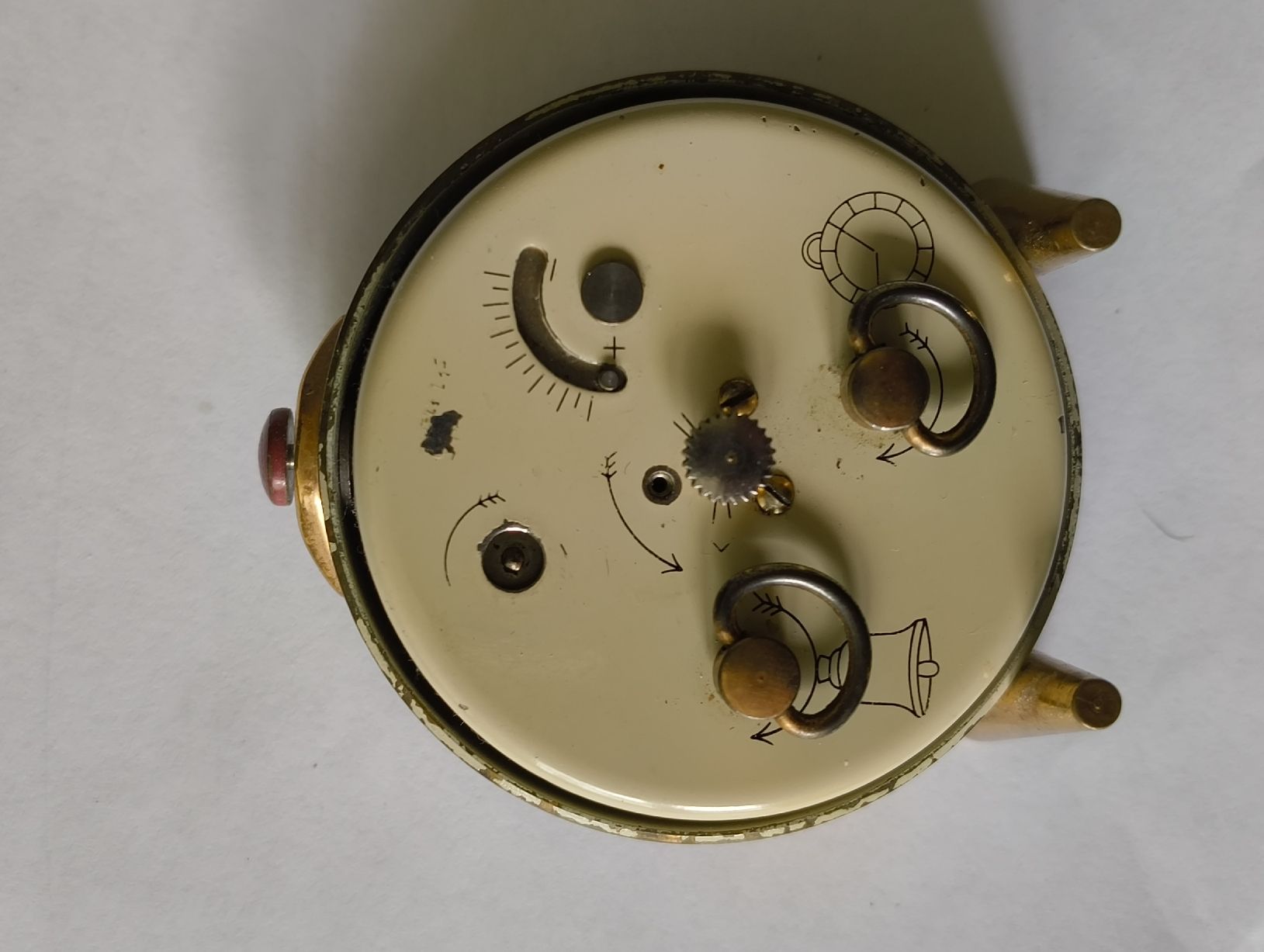 Oris Sveglie: Oris Vintage Reisewecker, Handaufzug – Difettoso da Zürich venduto da Montres_P 2