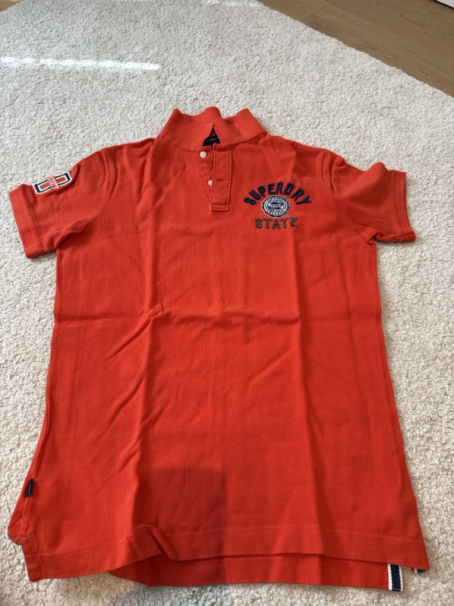 Superdry Magliette Polo: Superdry Poloshirt, Grösse S, Orange – Usato da Münsingen venduto da saenny79
