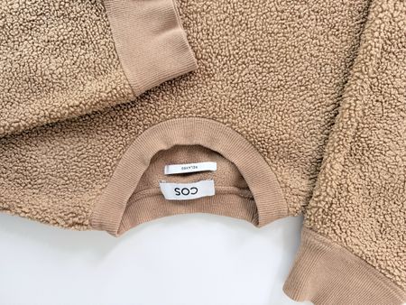 COS Pullover Teddy-Optik braun Grösse L guter Zustand