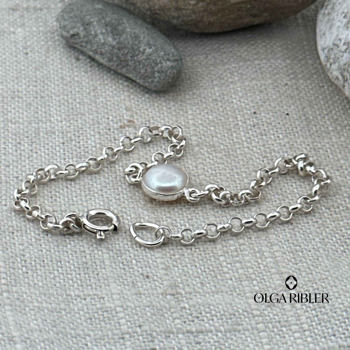 Olga Ribler Bracciali & Braccialetti: Silberarmband mit SWP – Nuovo (secondo la descrizione) da Luzern venduto da MonikaS03 2
