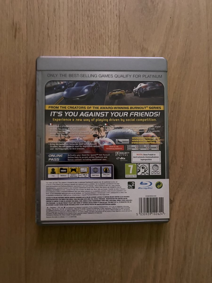 Giochi: PS3 Need for Speed Hot Pursuit | Komplett | Platinum – Usato da Aarau venduto da ruedinho 1