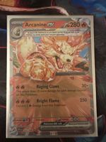Pokemon Karte Arcanine ex Tera 032/198 guter Zustand