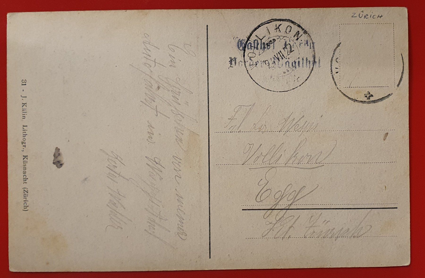 Cartoline postali: Vorderwäggithal 1922 – Usato da Kreuzlingen venduto da Rschweiz1 1