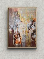 Originalegemälde auf Leinwand 60x80 cm, goldenen Unikat!!!