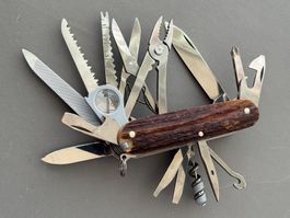 Originales Victorinox Swiss Champ Stag Horn Neu