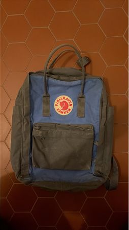 Fjällräven Kanken Rucksack blau grau gebraucht