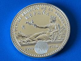 Spain - 2000 Pesetas - Last issue of the peseta 2001